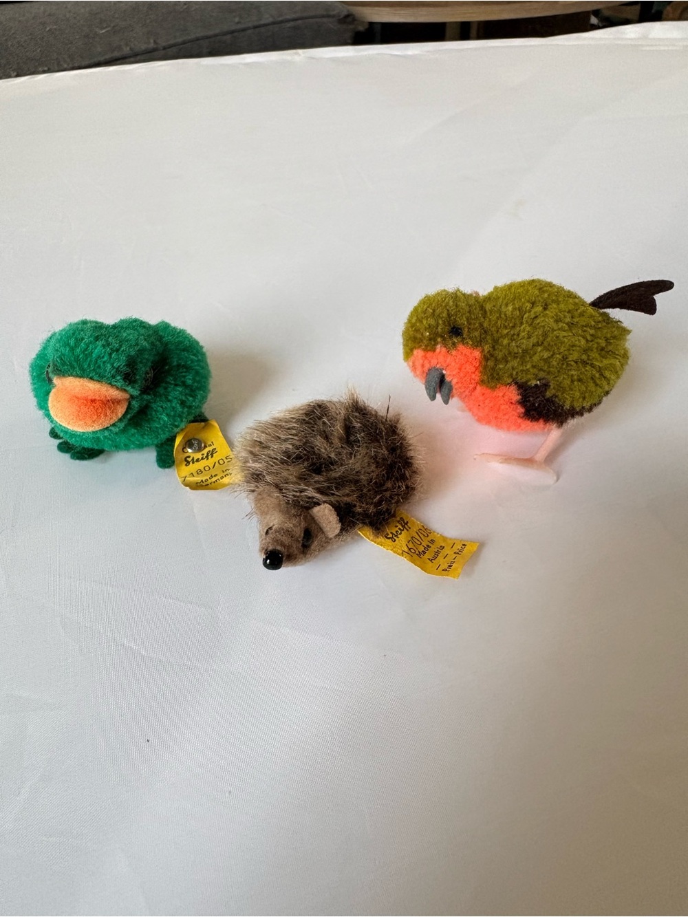 Vintage Steiff Forest and Pond Critters Made in Germany and Austria